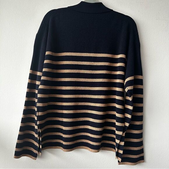 Rails Harris Sweater Camel Navy Stripe - Picture 7 of 13